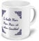 printplanet XXL Riesen-Tasse mit Spruch: Es heißt Moin. Moin Moin ist Schon gesabbel. - Kaffeebecher, Sprüchebecher Becher, Mug