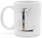 printplanet - Tasse mit Buchstabe: L - Kaffeebecher, Mug, Becher, Kaffeetasse, Beidseitiger Druck - Farbe Weiß