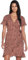 Only Femme 15206407 Robe, Aop: Henné Fleur Bicolore, 36 EU