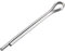 sourcing map 30Stk.Geteilter Splint 1mm x 10mm 304 Edelstahl 2 Zinken Schlüssel Silber