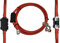 EBROM Batteriekabel 50 mm² ROT mit Polklemme (+) Anschluss rechts + Sicherungshalter + 100 Ampere 100A MIDI Sicherung, viele Längen + Ringösen/Kabelschuhe M6/M8/M10/M12 Auswahl: 500 cm Kabelschuh M8