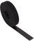 1 Roll Fastening Tape Hook and Loop Reusable Data Cable Tie Cuttable Cable Straps Nylon Plant Tie Self-Adhesive Sticky Cord Organizer Securing Straps for Cable Management (Black,Wide 2cm, Length 3m)