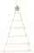 BSTCAR Holz-Dekoration, Weihnachtsbaum Holz Moderner Hänger Tanne Aus Holzstäben, Holzleiter Mit Stern Zum Hängen Und Dekorieren Deko Holzleiter Weihnachtsdekoration