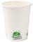 GREENBOX Tazza di carta riciclabile caffè bianco con icona EcoUp© e rivestimento PLA I 50 Coffee To go Bicchieri monouso biodegradabili 200 ml 8 oz I tazza da caffè monouso