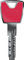 ABUS XP20S / XP2s Ersatzschlüssel nach Code nachmachen (Erdbeerrot)