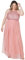 Maya Deluxe Maya Berry Embellished Halter Neck Maxi Dress Robe de Demoiselle d'honneur, Blossom, 54