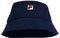FILA Unisex Bizerte Fitted Bucket Hut, Medieval Blue, OneSize