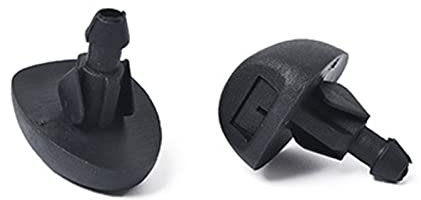 2Pcs Bomba de Agua de limpiaparabrisas para Peugeot 207 306 307 1993-2007, limpiaparabrisas Delantero Limpiador Boquilla de Chorro Bomba de Agua
