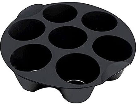 Teglia Per Muffin In Silicone, Teglia In Silicone Antiaderente Da 7 Tazze, Stampi In Silicone Per Teglie Per Cupcake, Stampi Per Muffin Per Friggitrici Ad Aria Da 2,6/3,2/3,5-5,8 Litri, Utili Gadget