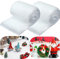 YumSur Weihnachten Schneedecke Set Glitzerte Künstliche Schneedecke Gefälschte Indoor Schneedecke Winter Wunderland Falsch Schneedecke für Hintergrund Party Dekor 2 Stück 3 x 8 Ft