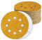Disque Poncage 125mm Grain 60 Papier Poncer 100pcs Disques Abrasif pour Ponceuse Excentrique Papier de Verre