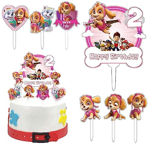 Tortendekoration Cake Topper Set,Tortendeko,Happy Birthday Tortenaufsatz,Muffin Deko,Cupcake Topper Deko,Kindergeburtstag Party Geburtstag Deko Tortendeko Geburtstag Mädchen Junge