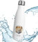 timalo® Thermosflasche Löwe personalisiert mit Namen auslaufsichere Edelstahl Trinkflasche Wasserflasche für Kinder Mädchen Jungen 500mL