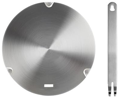 Placa de transferencia de calor Kitchen Essential Acero Inoxidable Placa Adaptadora Difusor de calor para Inducción y Cocina Eléctrica Placa Disipadora de Calor Acero Inoxidable