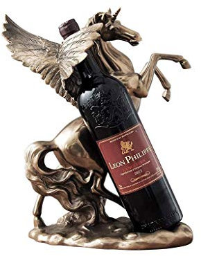 Flaschenregal Weinaufbewahrungshalter, Pegasus, Weinregal, Dekoration, Persönlichkeit, for Zuhause, Küche, Restaurant, Harz, Weinregal, Arbeitsplatte, Schrank, Keller Weinregal