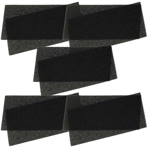 vhbw 10x Schaumfilter 40 PPI kompatibel mit Bauknecht TK-Evo, TK Evo 74A+ (856024003020), TK Ecostar 8A++ (856032003021) Wäschetrockner