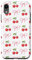 iPhone XR Pink Bows and Cherries Pattern - Coquette Aesthetic Case