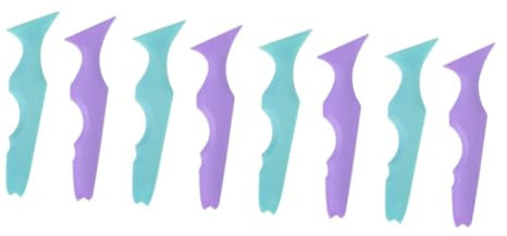 Baluue 8stücke Wiederverwendbare -eyeliner-schablonen Präziser Augen-make-up-helfer Für Augenlinien Und Lidschatten Tragbar Und Langlebig Beauty-zubehör Für Damen
