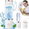 Wasserstoff Wasserflasche, 350ML Wasserstoff Wassergenerator mit SPE und PEM Technologie machen bis 1000-5000 PPB, Tragbarer Wasserionisator, tragbare Glas Wassergenerator Flasche für Heimreisen