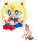 HaOrchid Anime Plüschtiere, 25cm Anime Plush Figuren, Sailor Moon Plüschtier, Kawaii Plüsch Puppe, Anime Kuscheltier, Anime Plush Toy, Baby Stofftier für Kinder Mädchen Kuscheln, Spielen und Schlafen
