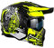 one by Camamoto | Roller- und Motorradhelm, Track Warrior Yellow Jet, Mattschwarz – Gelb, Vollgesichtshelm mit abnehmbarem Kinnschutz, ECE R22-06-Zulassung, Größe L (59 cm)