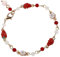 BESTYASH Erdbeerperlenarmband Mit Cartoon-frucht-design Verstellbares Goldenes Kettenarmband Für Mädchen Handgefertigter Boho-schmuck Mit Bunten Perlen Für Süßen Armbandschmuck Und
