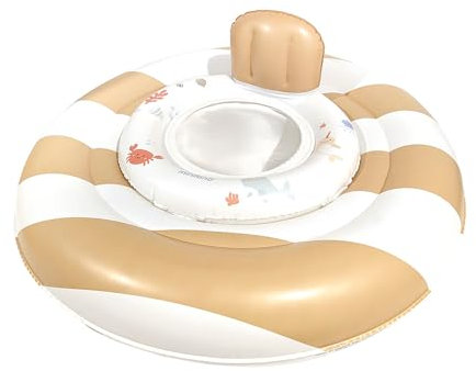 Miniland - Flotador para Bebé, Flotador Hinchable Circular 69 cm, Desde 0 Años, Seguro y Estable, Flotador Ideal para Piscina y Playa