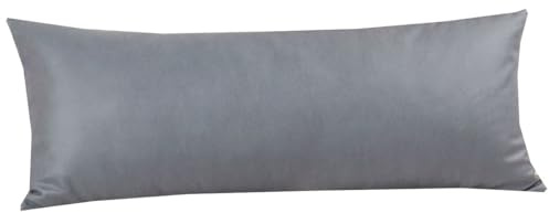Kissenbezug 30x60 30x70 30x90,Wasserdichter Kopfkissenbezug 35x70 Kissenbezüge 30x50,Zierkissenbezug Dekokissen Sofakissen Bezug Kissenhülle Dekorative Zierkissenbezüge(Dunkelgrau,35x70 cm(1pc))