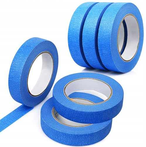 Rosfix Malerband 10mmx50m blau Krepppapier Acrylkleber professionell