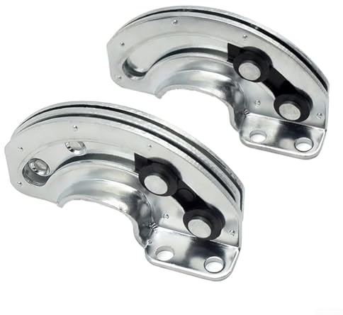 2 cerniere scorrevoli a scomparsa con limite di 90 gradi, struttura in acciaio al carbonio per ante di armadi e porte in legno in ambienti domestici e industriali (sinistra)