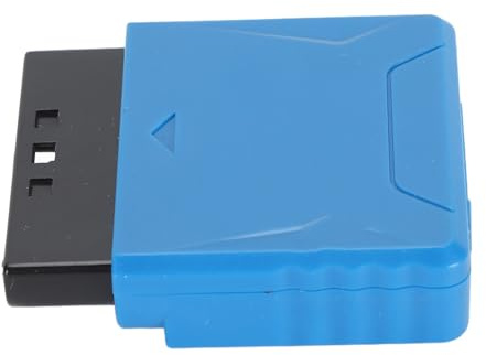 Tomantery Retro Wireless Controller Adapter Bluetooth-Empfänger mit Geringer Latenz für Controller, USB C für Gamer Verschiedener Konsolen (Blau)