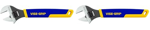 IRWIN Visegrip 10505492 Adjustable Wrench, Multi (Pack of 2)