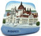 WitnyStore Kühlschrankmagnet Tiny The Parlament, Budapest, Ungarn, Mitteleuropa, Touristenattraktionen, Kunstharz, Reisende, Souvenir, Geschenk, Andenken, 3D-Kühlschrankmagnete