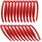 Candygirl 20 Pezzi 10 mm Bambina Ragazze fai da te Fascia per Capelli Rosso in Raso Cerchietti Coperto di Nastro Accessorio dei Capelli