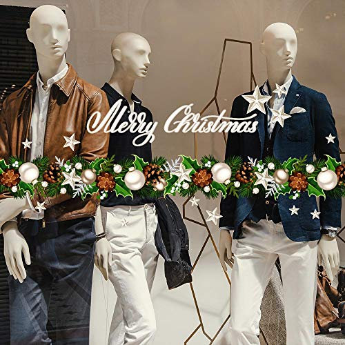kina FVNT0010 Deko-Band für Weihnachten – Maße 130 x 30 cm – Vitrine Negozi, Stickers, Aufkleber, Weihnachten