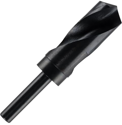 Rennie Tool - 27mm HSS Blacksmith Drill Bit/Reduced Shank Drill | For Steel, Aluminium, Cast Iron, Wood, Plastics & Non-Ferrous Metals. Ideal for Fabrication, Engineering & Hole Enlargement