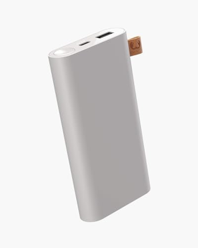 Fresh 'n Rebel Powerbank 12000 mAh USB-C | Tragbares Ladegerät/Externer Akku - 2-ports USB-C & USB für iPhone, iPad,Huawei,Samsung, Nexus, HTC und mehr – Ice Grey