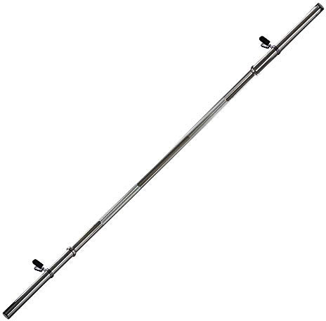 VirtuFit Hantelstange - 120 cm - Federclipschließung - 30 mm
