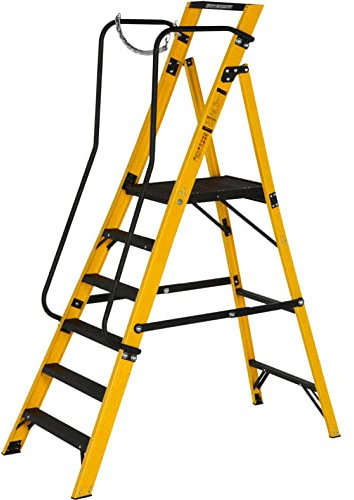 Youngman Fibreglass Meagstep Ladder 6 Tread Platform