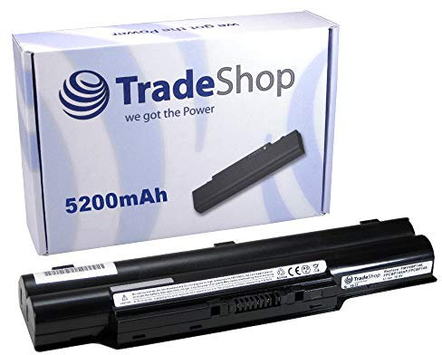 Trade-Shop Hochleistungs Li-Ion Akku 5200mAh für Fujitsu LifeBook S561 S751 S751/C S752 S761 S761/D S762 S792 SH561 SH572 SH761 SH762 SH762/E SH772 SH782 SH792