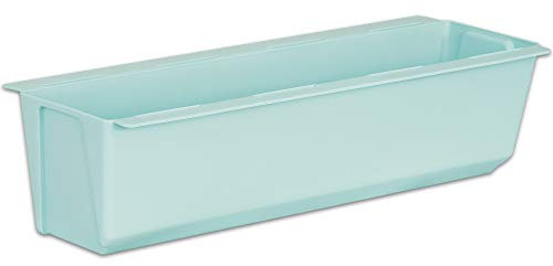 Erhard-Trading Geli Easy Pflanzgef?? f?r Europaletten Pflanztopf Hellbllau Pastell Blumentopf Blumenk?Bel (37x14)
