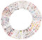 Hoobao 60 Blatt Scrapbooking-Aufkleber, selbstklebend, für Scrapbooking, Tagebuch, Pflanze, Wald, Blumen