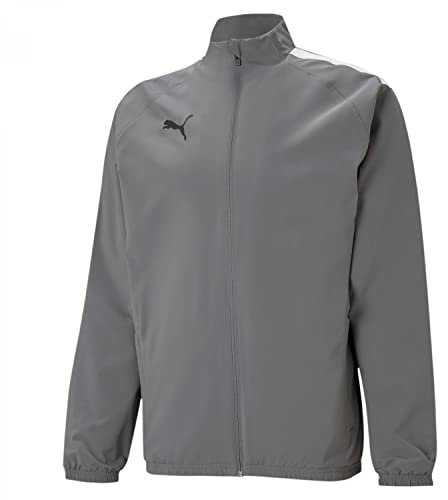 PUMA TeamLIGA Sideline Trainingsjacke Herren grau/weiß, S (36 EU)