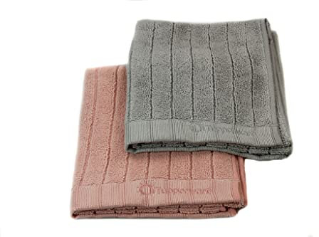 TUPPERWARE Microfibre Cuisine gris + rose fabriqué à partir de matériaux recyclés 38541