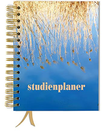 Studienplaner Undatiert Kalender A5+ Terminplaner Wochenplaner Terminkalender von TaDa Planner Hardcover mit Lesezeichenbändchen Planer ohne Datum Taschenkalender reed