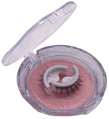 LZCN Selbstklebende falsche Wimpern, wasserdichte falsche Wimpern, wiederverwendbare selbstklebende Wimpern, magnetische Wimpern, kein Liner oder Kleber erforderlich (B)