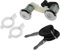 YAOPEI Kit Cylindre de Serrure de Porte + 2 Clés pour Clio Megane Scenic Clio Thalia Serrures Barillets 7701468981