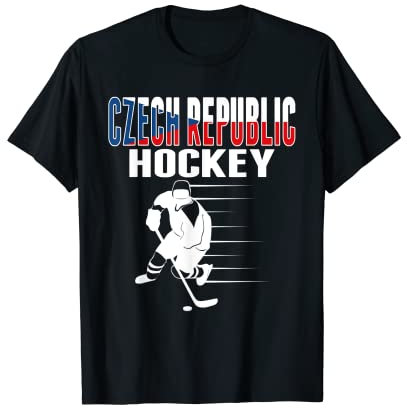 Tschechische Republik Eishockey-Fans Trikot - Support Czech Hockey T-Shirt