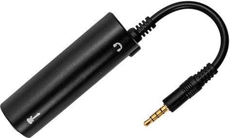 Adaptador de interfaz de efectos de audio de guitarra de repuesto para iPhone, iPad, iPod Touch, procesado a la moda