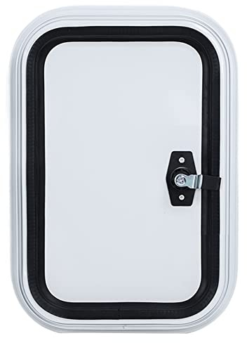 Porte de Compartiment de Camping-car, Porte de Compartiment de Camping-car H500 W400 Mm Anti-UV, étanchéité Parfaite, Coin Arrondi, Porte de Rangement des Bagages pour Camping-car